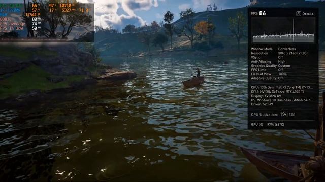 Intel Core i7-13700K \ NVIDIA RTX 4070 Ti - Assassin's Creed Valhalla @4K maxed out settings смотреть онлайн