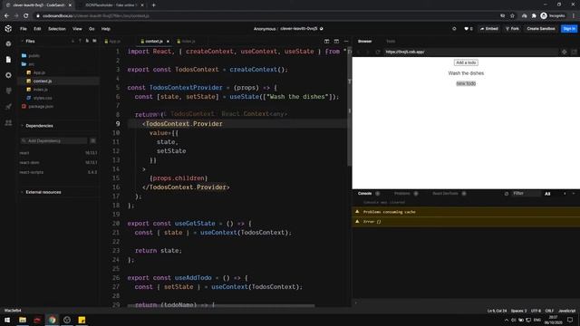 React Context API with Hooks - React Tutorial смотреть онлайн