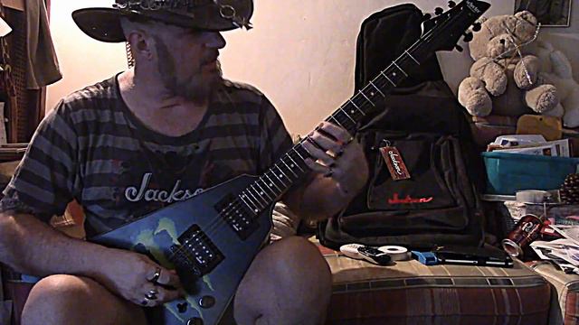 Jackson Concorde with NEW paint job & Schecter Monster Custom V !! смотреть онлайн