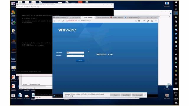 vSAN 6.6 - vCenter Server Appliance - Bootstrapping to single ESXi host смотреть онлайн