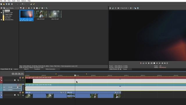 Light Leaks Effect/Transition (No Plugins) | Sony Vegas Pro смотреть онлайн