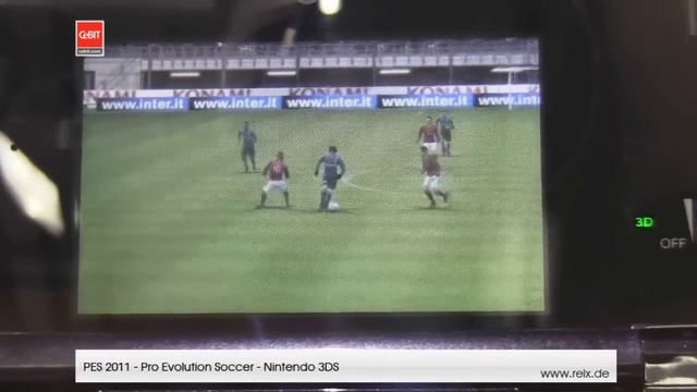 PES 2011 - Pro Evolution Soccer Nintendo 3DS Gameplay Handson Cebit 2011 смотреть онлайн