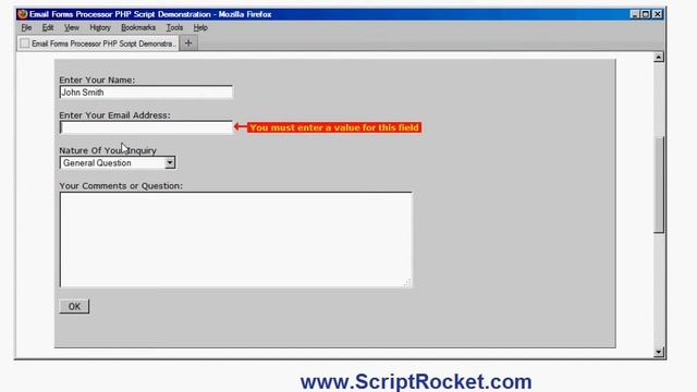 Alternative to Formmail - a PHP script for processing email forms смотреть онлайн