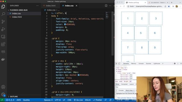 Create responsive grid layout with CSS Flexbox смотреть онлайн