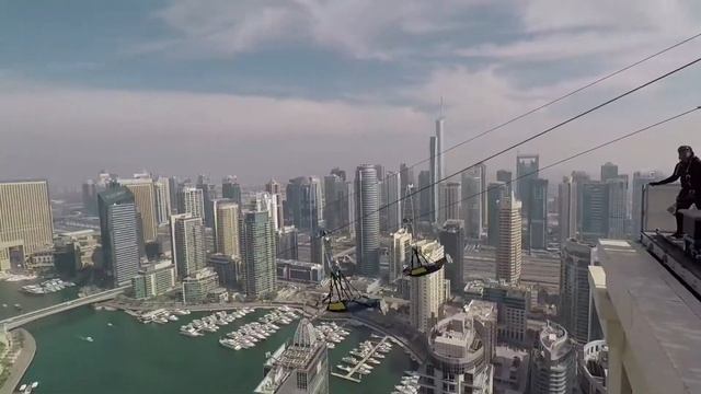Xdubai zipline dubai marina burj khaifa experiment смотреть онлайн