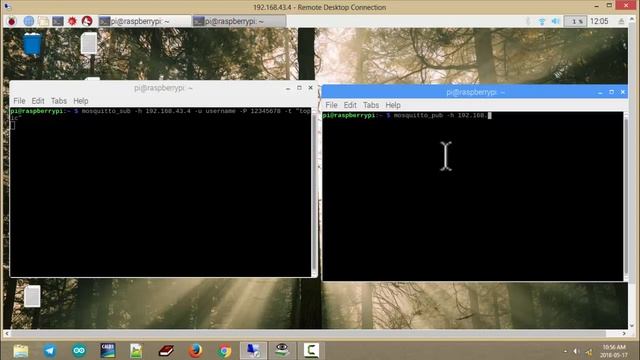 Raspberry Pi Using MQTT Server to Send Message смотреть онлайн