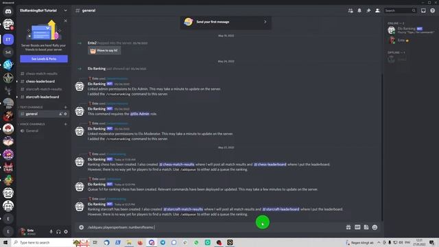 Elo Ranking Bot basic setup tutorial смотреть онлайн