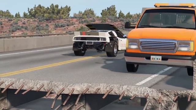 Escape From The Shy Guy (SCP-096) ?| Cars vs Ramp Car | Car Ride Chase | BeamNG Drive [Episode 21] смотреть онлайн