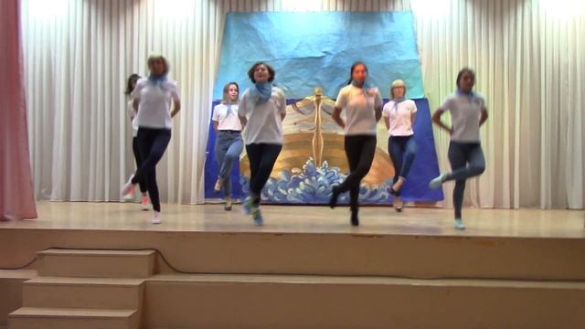 Массовый танец (флешмоб) - Сиса - сосиса,  Студенты ЧПК №1, лето 2017