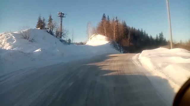 Морозики "бодрят" ((фуры в Вильве буксуют смотреть онлайн