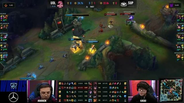 UOL vs SUP - Game 3 | Round 2 Play-Ins S10 LoL Worlds 2020 | Unicorns of Love vs SuperMassive G3 смотреть онлайн