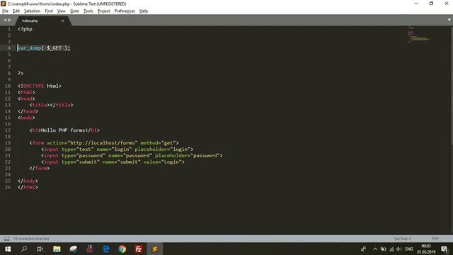 Суперглобальные GET и POST, простой пример Работа с формами PHP смотреть онлайн