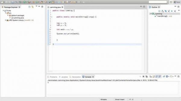 Math Operators - Java Programming Tutorial #6 (PC / Mac 2015)