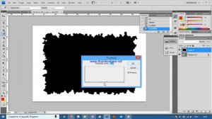 Создание эффекта рваного края в Adobe Photoshop с применением растровой маски