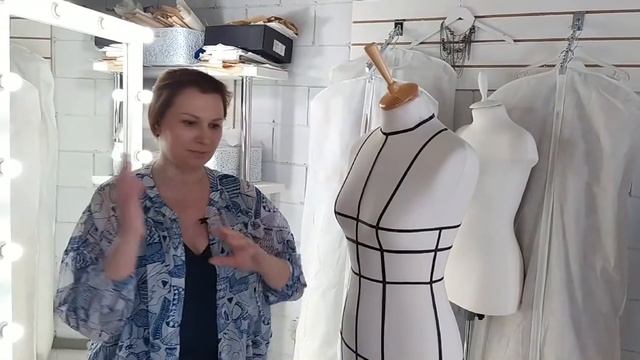 ШЬЮ ШИКАРНОЕ СВАДЕБНОЕ ПЛАТЬЕ. Часть 2. Пышная "рыбка" из прямого платья. смотреть онлайн