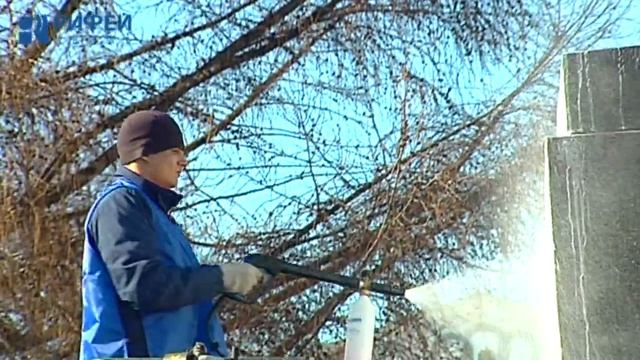 Мойка памятников в Перми смотреть онлайн