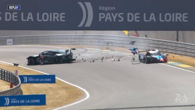 FP1 Red Flagged After Big Crash at Tertre Rouge I 2023 24 Hours of Le Mans I FIA WEC смотреть онлайн