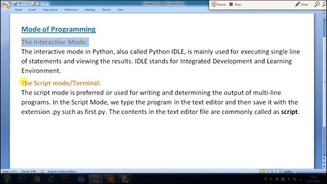 Getting Started with Python | Python Tutorial class 10 | Class 10 Computer Application смотреть онлайн
