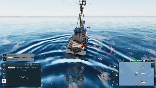 Fishing North Atlantic Career #2 - Deepline Catch смотреть онлайн