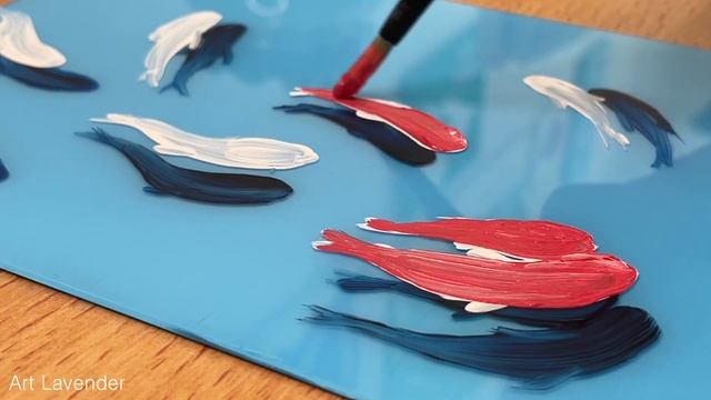 초보자를 위한 쉬운 아크릴화, Easy acrylicpainting for beginners, Acrylic painting relaxing satisfying *326 смотреть онлайн