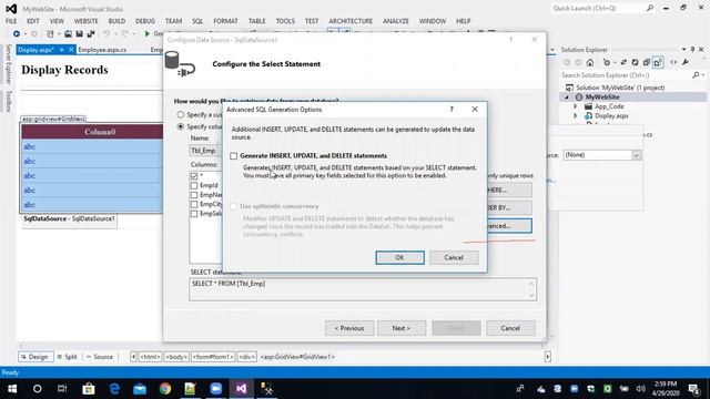 #2 Data Base Connectivity In Asp.net With Sql Server Part-2 | Easily Explained| Grid View смотреть онлайн
