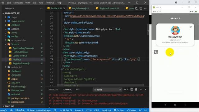 ReactNative101 Part56 ProfileScreen Inspiring Random Design And CopyCat Part2 смотреть онлайн