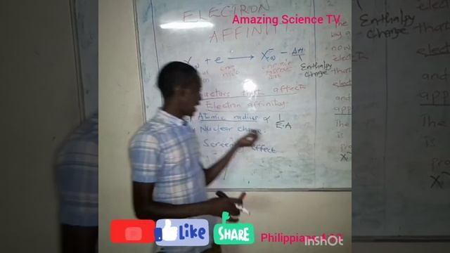 Factors that affect electron affinity |Atomic Structure | Amazing Science TV смотреть онлайн