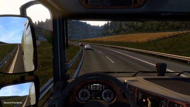 DAF XF Super Space Plastic Film Rolls from Strasbourg to Zurich смотреть онлайн