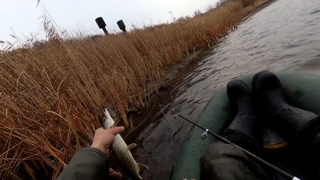 Ловля Щуки на вертушку перед Ледоставом смотреть онлайн