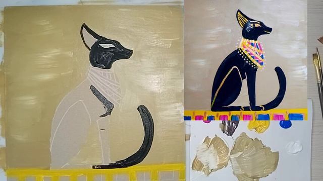 Интерьерная картина египетская кошка смотреть онлайн