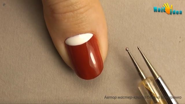 ❅Новогодний дизайн ногтей гель лаками (шеллак) "Коралловые Бусы" | Рисунки на ногтях смотреть онлайн