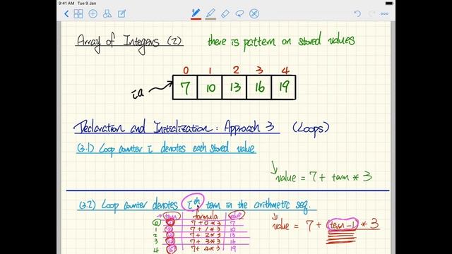 CS1B Java Tutorial 27 Array Basics Patternising the Initialization of Array, Tracing Array Iterat смотреть онлайн