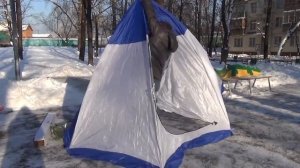 Как собрать палатку зонт