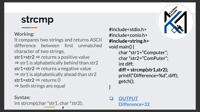 String Library Functions in C Language in Gujarati | Kaushal Madhu смотреть онлайн