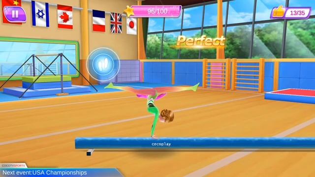 Gymnastics Superstar Competition - Get a Perfect 10 - Coco Play By TabTale Gameplay смотреть онлайн