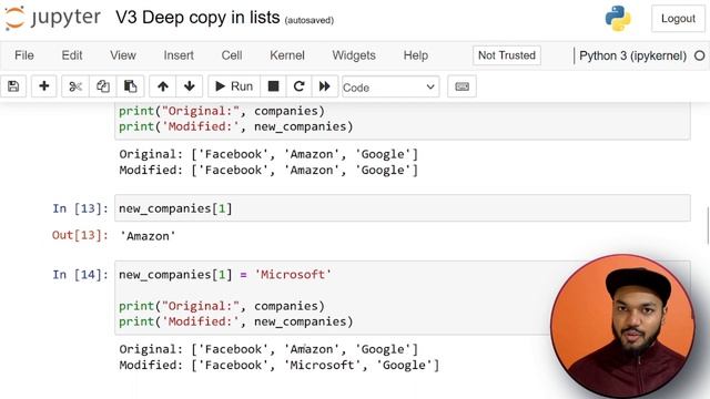 Deep copy in lists in python #Deepcopy #Lists #python #pythonforbeginners смотреть онлайн