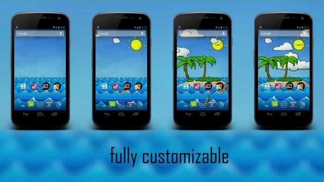 Paper Ocean Live Wallpaper смотреть онлайн