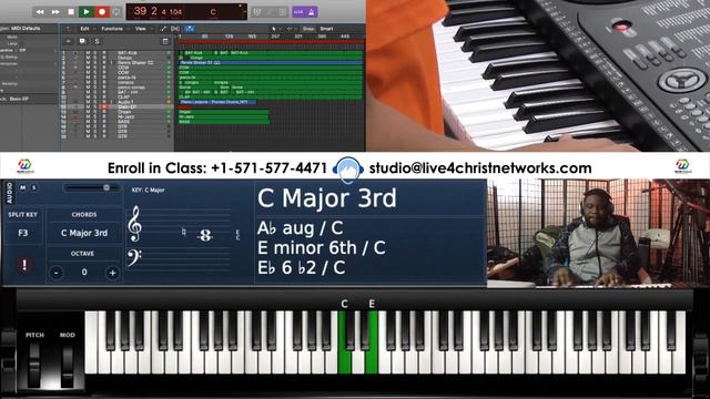 SIMPLE AFRICAN PIANO PRAISE CHORDS FOR BEGINNERS KEY C смотреть онлайн