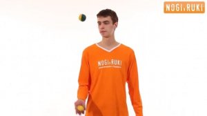 Как жонглировать тремя мячами   обучение