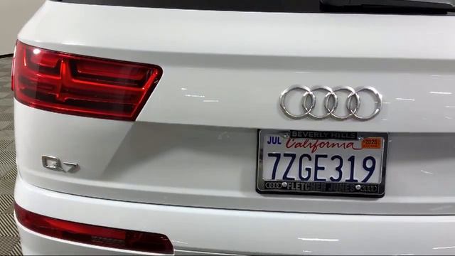 2017 Audi Q7 2.0 TFSI Premium Plus Beverly Hills Los Angeles West Hollywood Studio City Venice смотреть онлайн