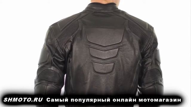 Мотокуртка Xelement B9119 Men's Advanced Armored Padded Black Motorcycle Jacket смотреть онлайн