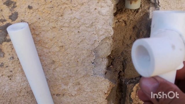 Впаеваю кран для полива огорода. #welding #сварка