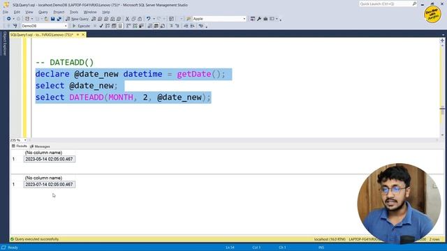 SQL Date Time Functions (Part-2) | Built-in Functions | SQL Server For Beginners - #22 смотреть онлайн