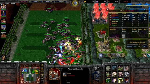 Warcraft 3 Classic HellHalt TD Competitive #160 carried by team смотреть онлайн