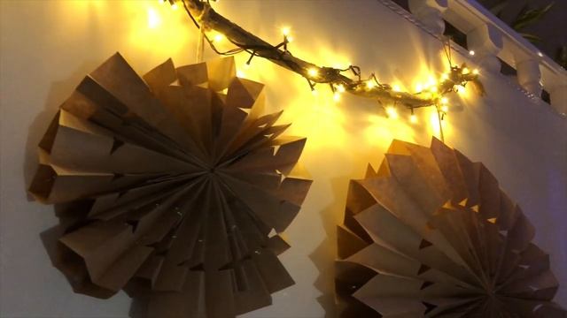 3 Простейшие Украшения Из Бумаги Для Нового Года смотреть онлайн