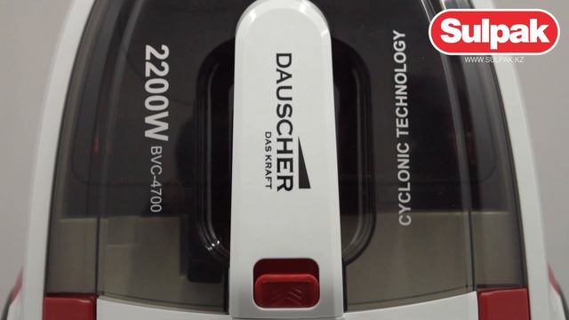 Пылесос Dauscher BVC4700 распаковка (www.sulpak.kz) смотреть онлайн