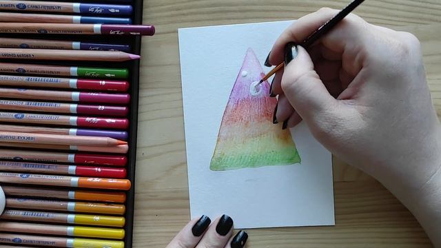 Новогодние зарисовки акварельными карандашами! Болтаем и рисуем) смотреть онлайн