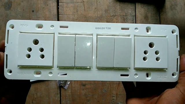 Anchor penta modular board || 8 modular board ki wiring kaise karen |anchor modular board connectio смотреть онлайн