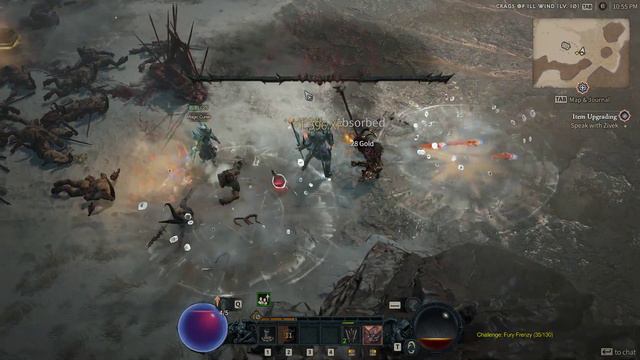 Diablo 4 Barbarian Free-roam gameplay смотреть онлайн