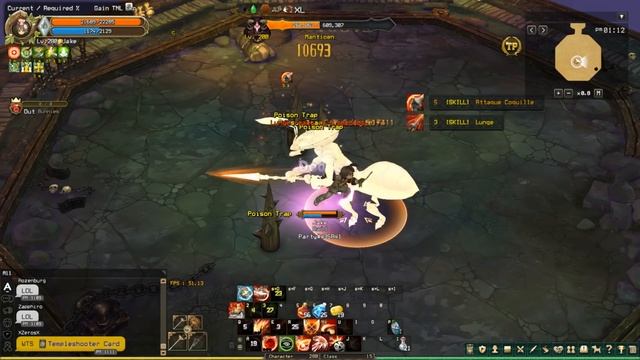[Tree of Savior] C2 Fencer Vs. Manticen Boss (200 Dungeon) смотреть онлайн